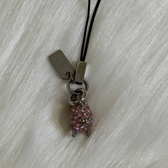 Coach Mini Pig Rhinestone Charm - Picture 4 of 6